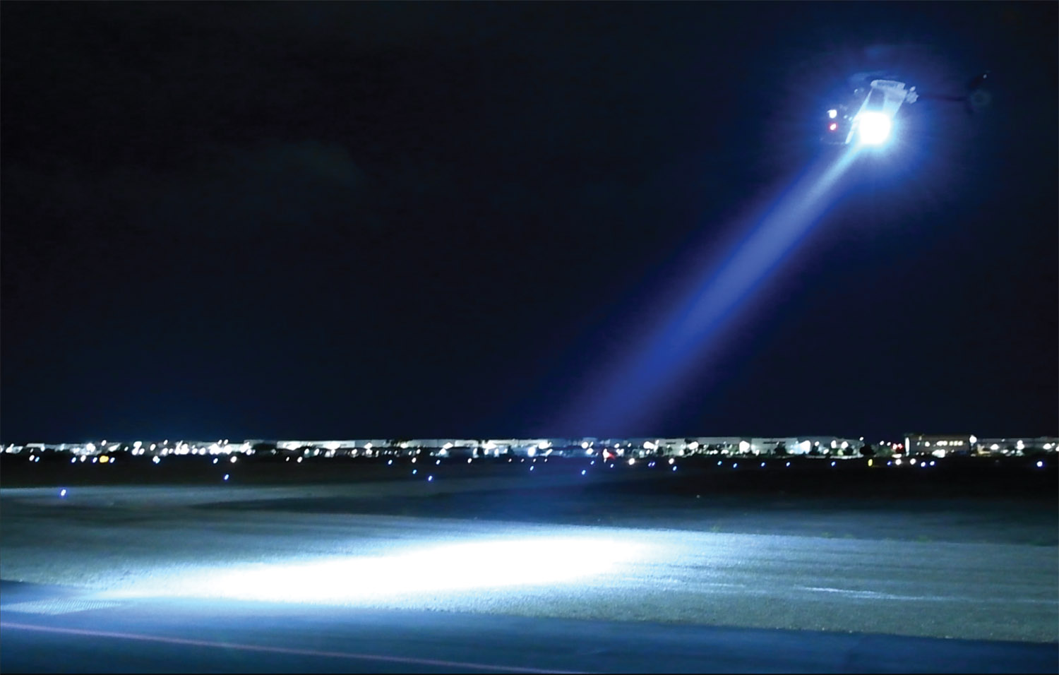 Aveo Phoenix pod mounted under a helicopter