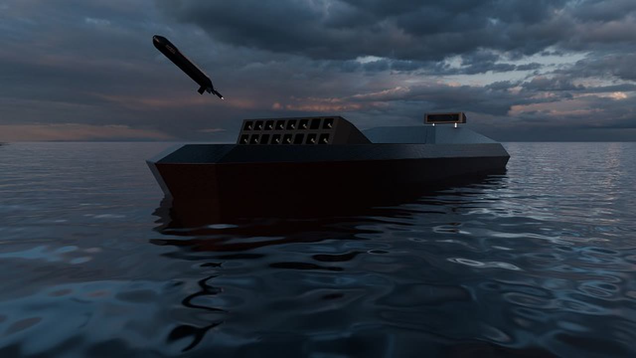 Dunewall hull at sea under low light