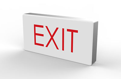 EXIT light