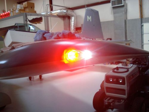 Ultra Galactica - airplane aircraft helicopter wingtip wing navigation position strobe light