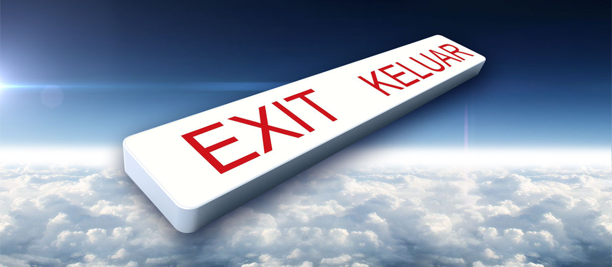 EXIT-sign