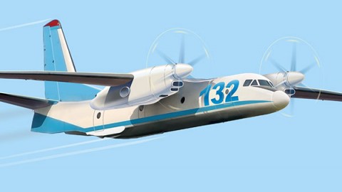 AN-132 Light Multipurpose Transport Aircraft – AveoEngineering supplying all lights