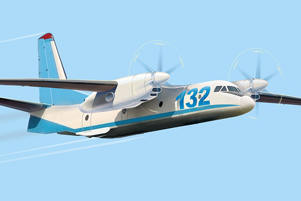 AN-132 Light Multipurpose Transport Aircraft - AveoEngineering supplying all lights