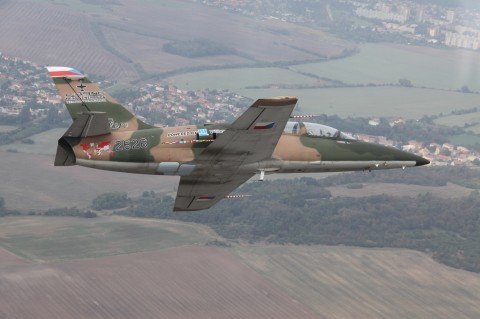 Aero Vodochody Czech Republic Flies L-39NG Next Generation Trainer on First Flight, and of course, with AVEO LIGHTS!