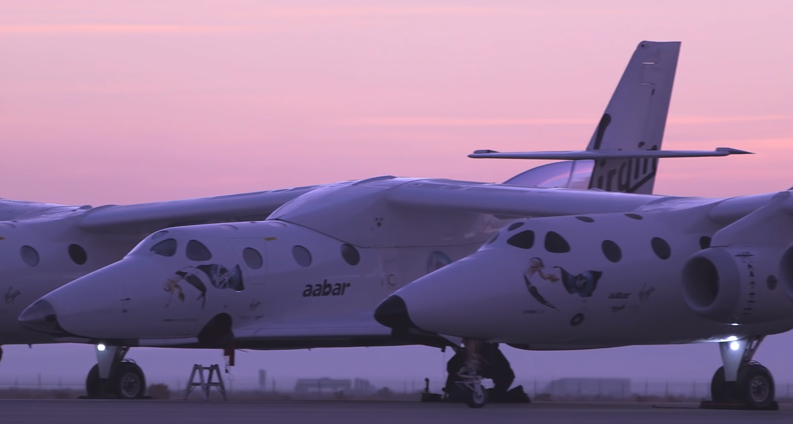 Aveo Lights on Virgin Galactic