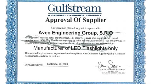 Gulfstream – Approval Of Supplier