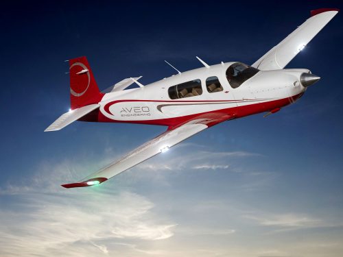 Mooney - Aveo Crystal Conforma-conformal aircraft lighting solution - navigation position strobe lights