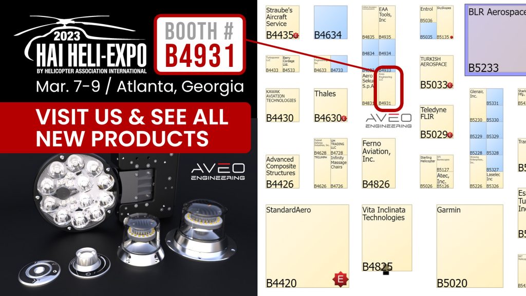 Aveo at HAI HELI-EXPO - Come to see us! 💡